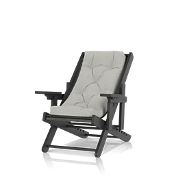 Foldable Relax Chair Black